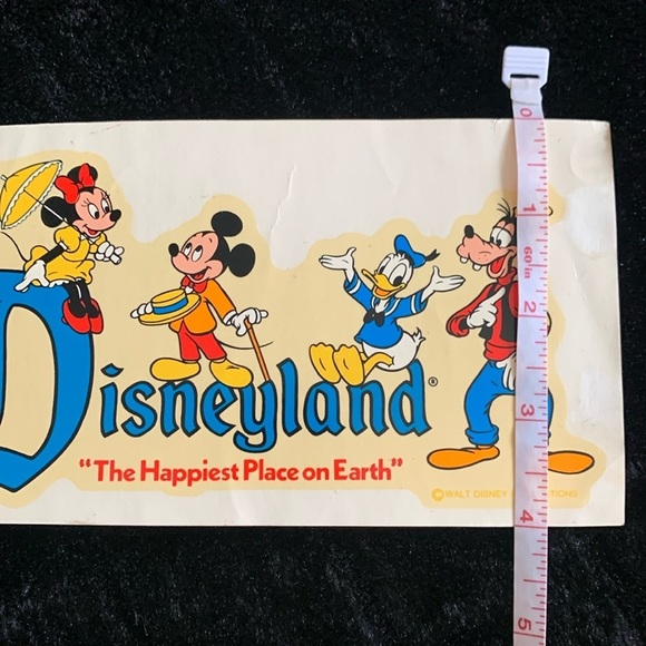 Vintage Disneyland Decal Transfer Souvenir The Happiest Place On Earth - Picture 7 of 7